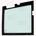 VITRE PORTE PARTIE BASSE KUBOTA KX027-4 (A PARTIR DE 2017) 152274D