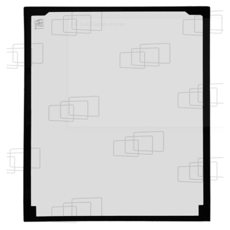 ENSEMBLE VITRE AVANT HAUTE COMPLET AVEC CADRE KUBOTA U35-3 162582I