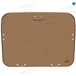 VITRE TOIT DOOSAN DX140W-5 DX160W-5 DX165W-5 DX170W-5 DX190W-5 DX210W-5 (A PARTIR DE 2014) 285113F