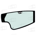 VITRE PORTE PARTIE BASSE JCB JS131LC / JS220LC (A PARTIR DE 2016) 066652I