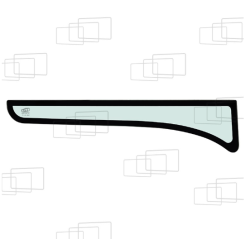 VITRE LATERAL AU-DESSOUS FENETRE NEW HOLLAND E26C / E30C / E37C (A PARTIR 2017) 164639C