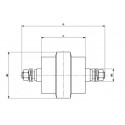 Galet inférieur AUSA MH135 UF024Z1C-AUSA