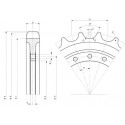 Barbotin IMEF HE16 / HE16.S DESTOCKAGE! UR072Z114/ R007202 UR072Z114-IMEF