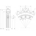 Barbotin IHI IMER IS14 / IS14G / IS14GX / IS14PX UR072Z414-IHIIMER