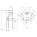 Barbotin CATERPILLAR 302.5 / 302.5C / UR101Z621 / R010103 UR101Z621-CATERPILLAR