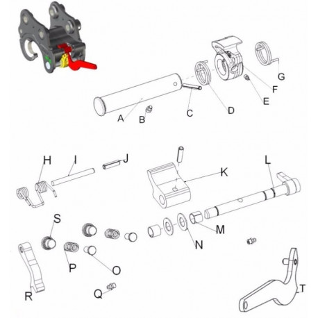 Kits SAV & pièces détachées pour coupleur ISO MORIN M1 S