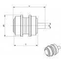 Galet supérieur CASE CK31 / CK35 / CX28 / CX31 / CX35 UH040Z0B-CASE