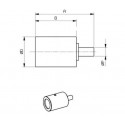 Galet supérieur KOMATSU PC45,1 / PC45MR1 / PC45MRX1 / PC50MR2 / PC55MR3 / PC58UU UH100Z1D-KOMATSU2