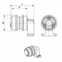 Galet supérieur SUMITOMO SH60 / SH60,2 / SH75U2 UH044Z0A-SUMITOMO