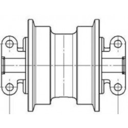 Galet inférieur HANIX H75B / H75C UF106K0E-HANIX