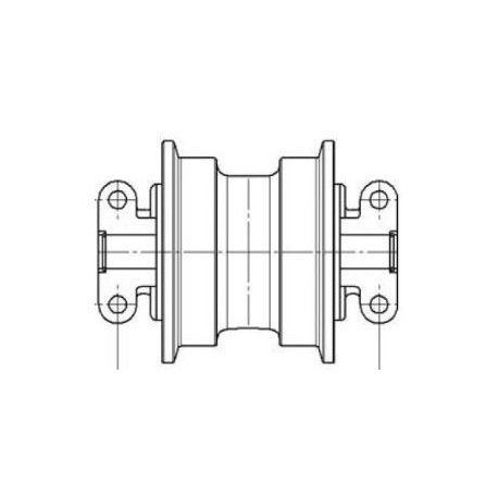 Galet inférieur HANIX H75B / H75C UF106K0E-HANIX
