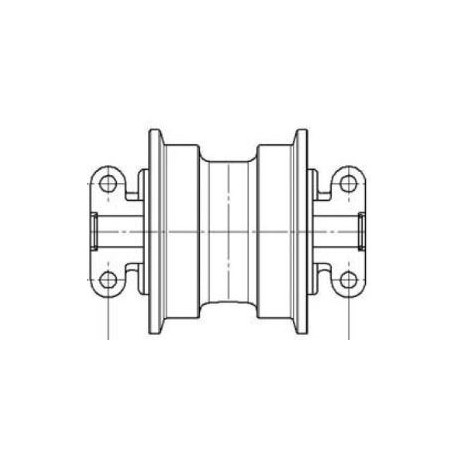 Galet inférieur HANIX H75B / H75C UF106K0E-HANIX