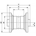 Galet inférieur CASE POCLAIN CX36 UF090Z7A-CASEPOCLAIN