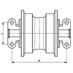 Galet inférieur ATLAS TEREX 1205 / TC125 / TC210 UF146H0E-ATLAS