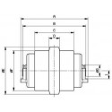 Galet inférieur CATERPILLAR 301,6C / 301,8 / 301RC UF024C0C-CATERPILLAR
