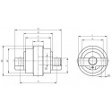 Galet inférieur CATERPILLAR 307 / 308 UF043C0C-CATERPILLAR