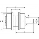 Galet supérieurGalet supérieur CATERPILLAR 306 / 307,2 / 308B / 308C / EC70B/307C