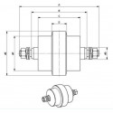 Galet inférieur HYUNDAI ROBEX15,7 UF023Z3C-HYUNDAI