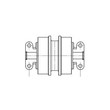 Galet inférieur HITACHI ZX75UR / ZX80 / ZX80,3 / ZX80CB / ZX85US / ZX85USB UF045H0C-HITACHI5