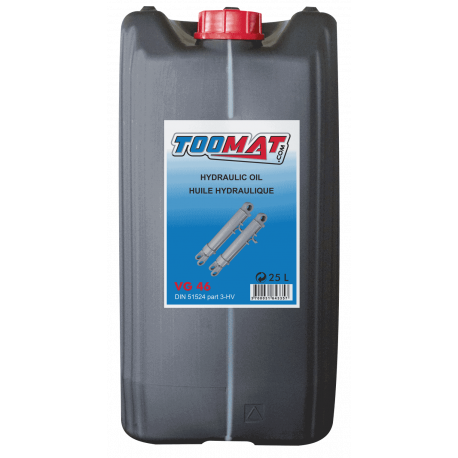 Huile hydraulique TOOMAT VG46 Bidon 25L pour machines TP VG46-25L -307697