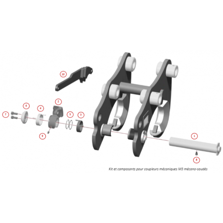 Kits SAV & pièces détachées pour coupleur MORIN M3 MECANO SOUDE