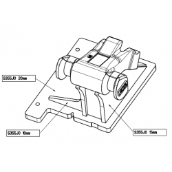 Platine à boulonner MORIN M3