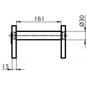 Platine à souder pour godet type MARTIN M02