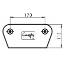 Platine à souder pour godet type MARTIN M02