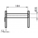 Platine à souder pour godet type MARTIN M03