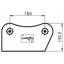 Platine à souder pour godet type MARTIN M03