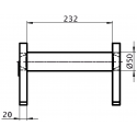 Platine à souder pour godet type MARTIN M10