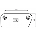 Platine à souder pour godet type MARTIN M10