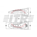 Dent de godet 1U3352RCU