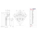 Barbotin CHN (FIAT) TK100-A VAR921/ TK4040/ TK4040 M/ TK4050 / TK4050M UR140F227/1