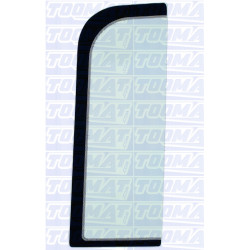 Vitre de porte avant gauche partie haute YANMAR VIO30 / VIO35 / VIO45 / VIO50 / VIO55 059296E