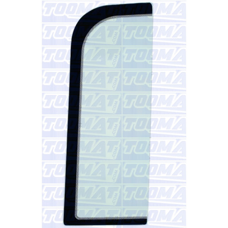 Vitre de porte avant gauche partie haute YANMAR VIO30 / VIO35 / VIO45 / VIO50 / VIO55 059296E