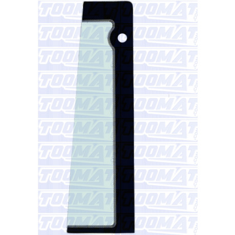 Vitre de porte arrière partie haute YANMAR VIO10 & VIO30 / VIO35 / VIO45 / VIO50 / VIO55 (JUSQU'A 2010) 056005B
