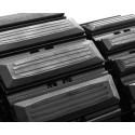 RP154/350.58/450 Lot de 10x Pad caoutchouc à boulonner 450mm
