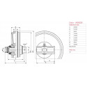 Roue folle BOBCAT 444 UX068E0E