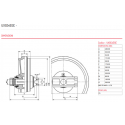 Roue folle LIEBHER R308 UX054E6E