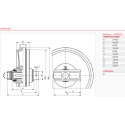 Roue folle BOBCAT 337D / 435 / X337 / X341D UX050Z2E-BOBCAT