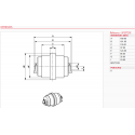 Galet inférieur KOMATSU PC40MR / PC40R8 / PC45 / PC45MRX / PC45R8 UF037Z0C-KOMATSU