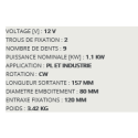 Démarreur IHI IMER SDE 1199 SDE1131