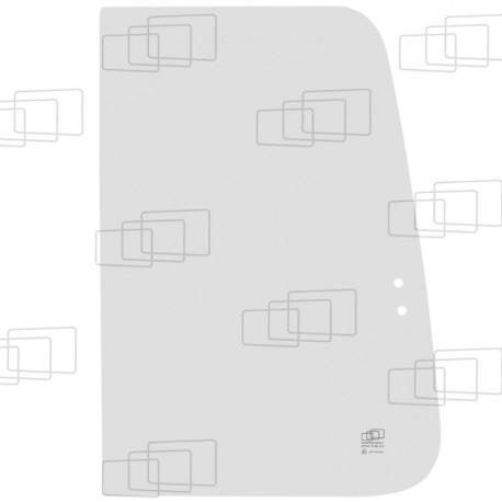 VITRE ARRIERE COULISSANTE DROITE DAEWOO DOOSAN DH55 DX15 DX18 (DE 2008 A 2012) SOLAR 015 - 030 SOLAR 035 SOLAR 050 SOLAR 055 ...