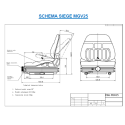 Siège UnitedSeats MGV25 siège pvc US.103460