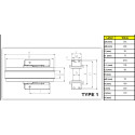 Roue folle YANMAR B25 / B25V / B25VCR / B27 / B3 / B30V / B37V / VIO30 / VIO30V UX030Z4E / P010107 UX030Z4E-YANMAR