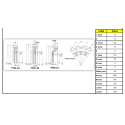 Barbotin KOMATSU PC30.2 / PC09.1 / PC09FR1 / PC10MR1 / PC10UU.3 UR072Z212-KOMATSU