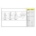 Barbotin FIAT E40SR / E40SR2 / E45BSR / E45SR / E50 / E50SR2 / E55BX  UR135Z619/ R013508 UR135Z619-FIAT