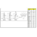 Barbotin JCB 8020 / UR090Z019 / R009001 UR090Z019