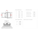 Moteur de translation 9+ 8 trous -NEUSON-1902RD FORCE Toomat 23 - NEUSON-1902RD FORCE